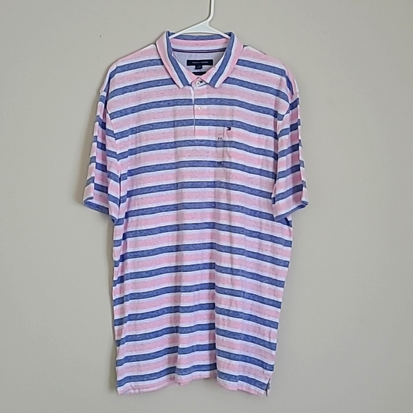 Tommy Hilfiger Other - NEW Tommy HILFIGER Polo Shirt Blue/Pink Size XXL